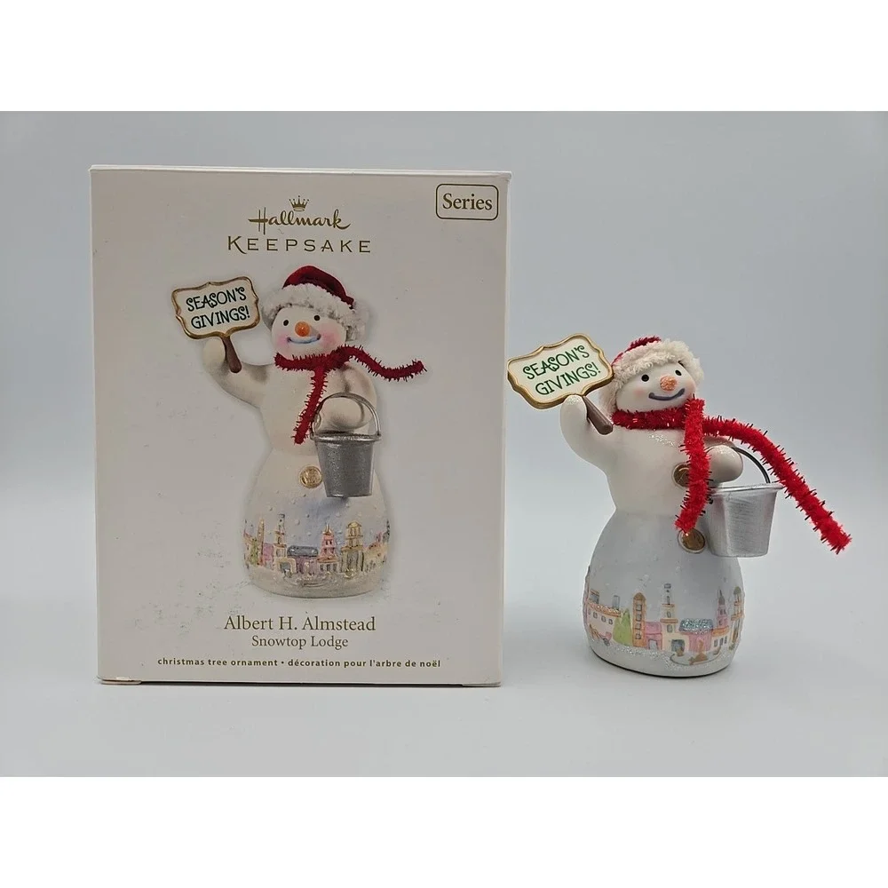2012 Snowtop Lodge Albert‎ H Almstead Hallmark Keepsake Ornament Series QX8124